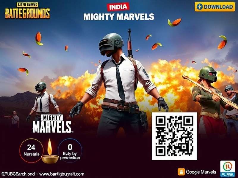 PUBG India QR Code for Download
